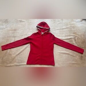 Tommy Hilfiger Red Hooded Jacket Zip-Up Style